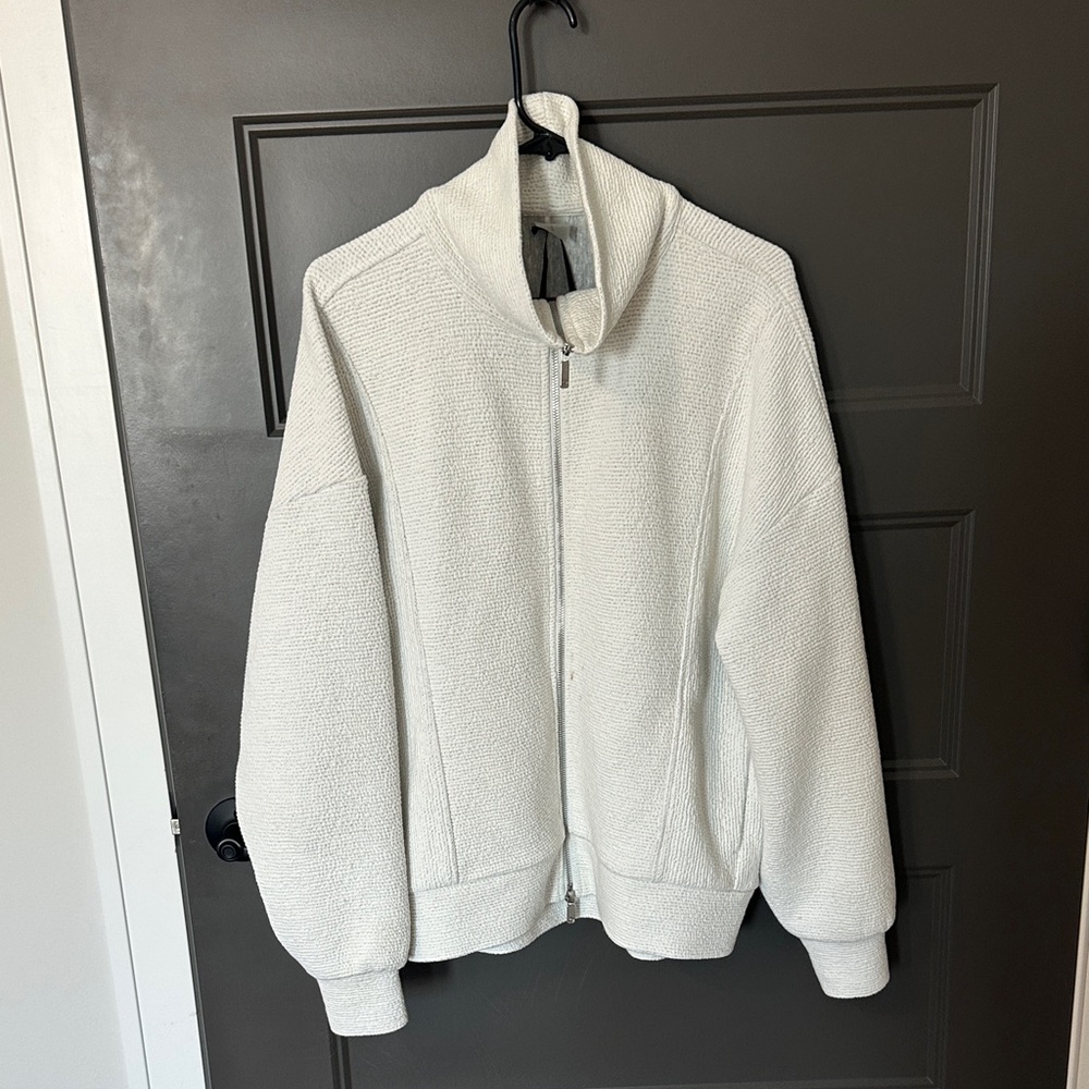 Calia White sweater jacket